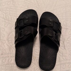 Reef Women’s Dual Strap Black Sandals